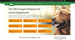 Desktop Screenshot of petlog.org.uk