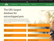 Tablet Screenshot of petlog.org.uk